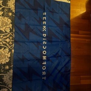 Blue Seek Discomfort Tapestry Flag